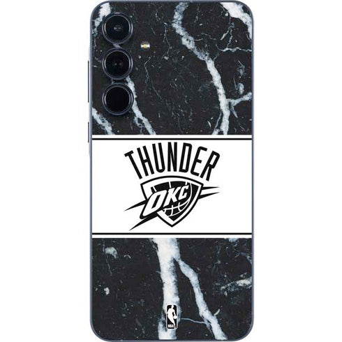 NBA Oklahoma City Thunder Marble Galaxy A35 5G Skin